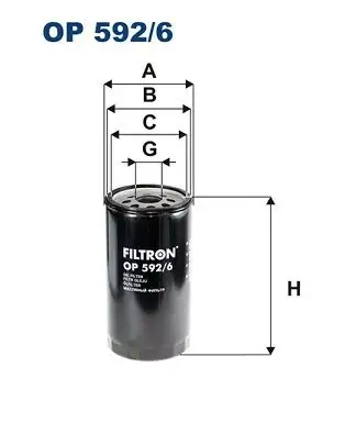 FILTRON OP592/6 Yağ Filtresi