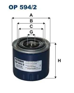 FILTRON OP594/2 Yağ Filtresi 7700864685