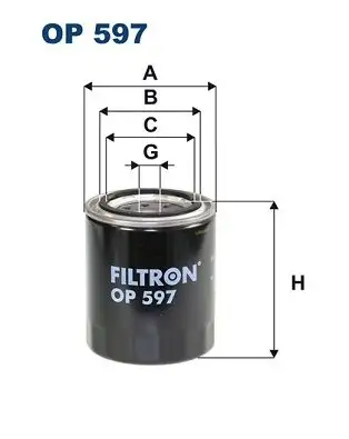 FILTRON OP597 Yağ Filtresi