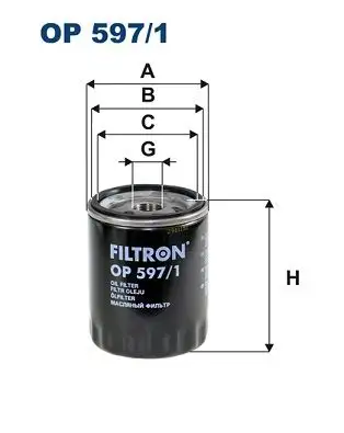 FILTRON OP597/1 Yağ Filtresi