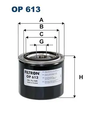 FILTRON OP613 Yağ Filtresi