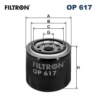 FILTRON OP617 Yağ Filtresi