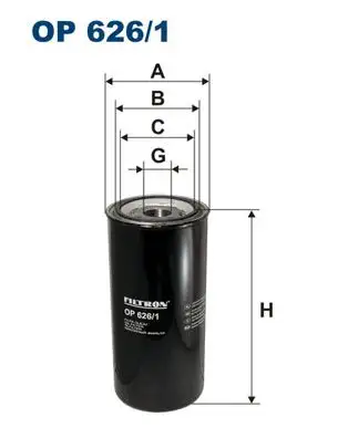 FILTRON OP626/1 Yağ Filtresi 267714
