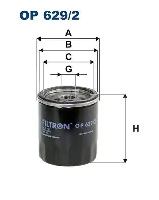 FILTRON OP629/2 Yağ Filtresi