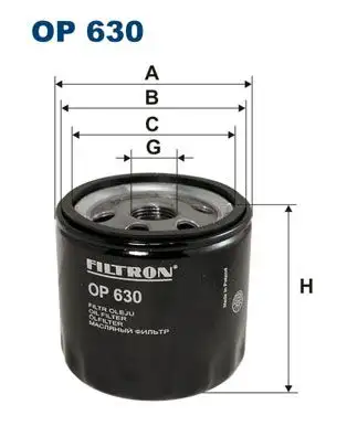 FILTRON OP630 Yağ Filtresi 90510934