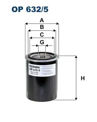FILTRON OP632/5 Yağ Filtresi 2631027200
