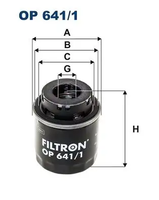 FILTRON OP641/1 Yağ Filtresi 03C115561J