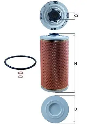 MAHLE OX39D Yağ Filtresi