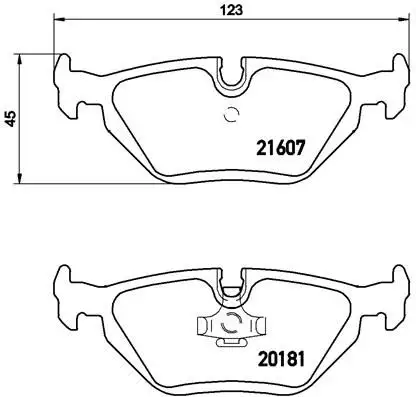 BREMBO P06013 Arka Fren Balatası