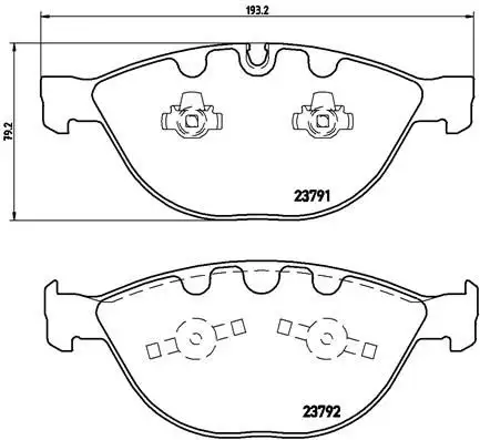BREMBO P06047 Ön Fren Balatası