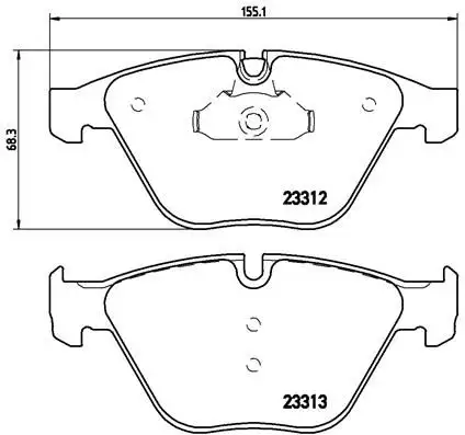 BREMBO P06054 Ön Fren Balatası