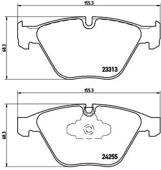 BREMBO P06055 Ön Fren Balatası