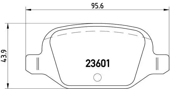 BREMBO P23064 Arka Fren Balatası