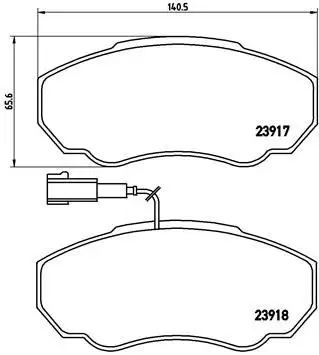 BREMBO P23091 Ön Fren Balatası