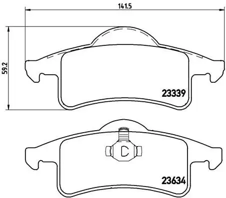 BREMBO P37006 Arka Fren Balatası
