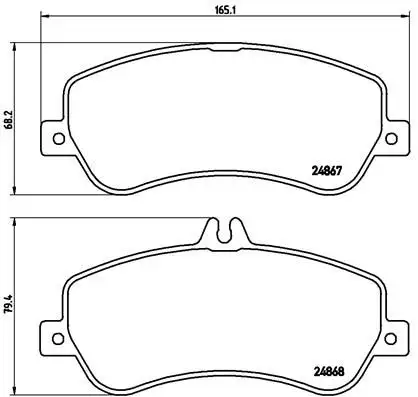 BREMBO P50086 Ön Fren Balatası