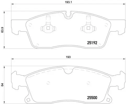 BREMBO P50109 Ön Fren Balatası