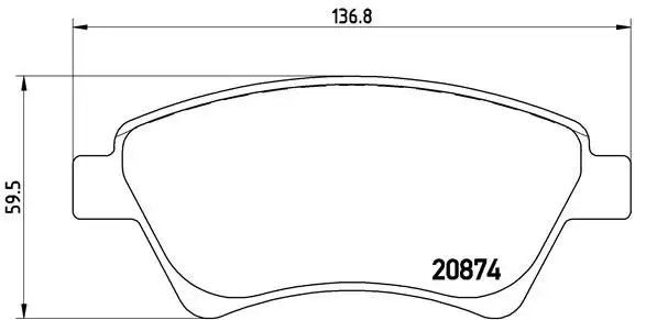 BREMBO P68034 Ön Fren Balatası