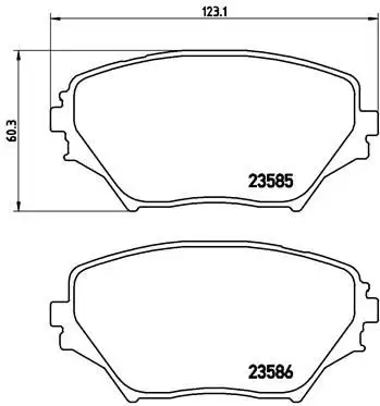 BREMBO P83055 Ön Fren Balatası