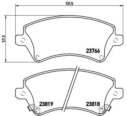 BREMBO P83064 Ön Fren Balatası