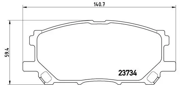 BREMBO P83067 Ön Fren Balatası