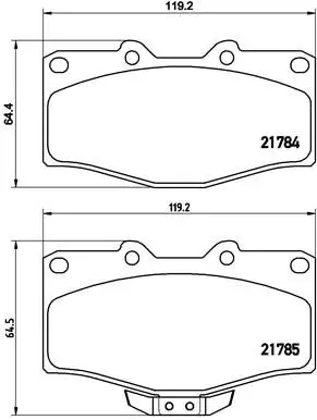 BREMBO P83095 Ön Fren Balatası 0449135111