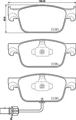 BREMBO P85153X Ön Fren Balatası