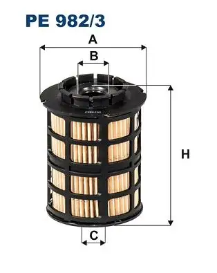 FILTRON PE982/3 Yakıt Filtresi 96896403