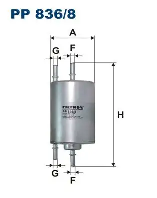 FILTRON PP836/8 Yakıt Filtresi