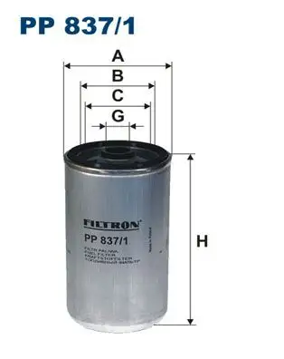 FILTRON PP837/1 Yakıt Filtresi