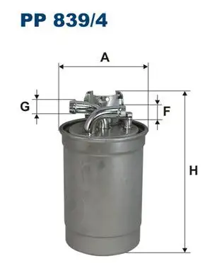FILTRON PP839/4 Yakıt Filtresi