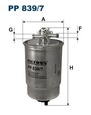 FILTRON PP839/7 Yakıt Filtresi