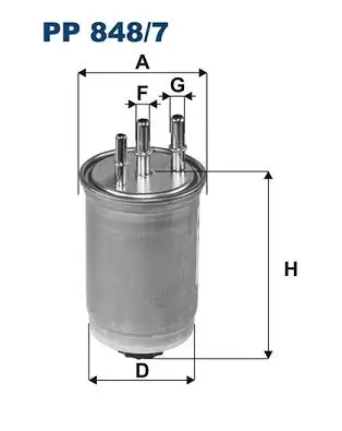 FILTRON PP848/7 Yakıt Filtresi