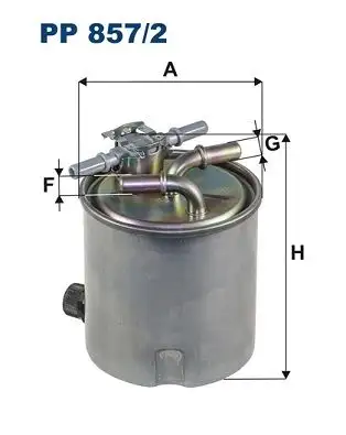 FILTRON PP857/2 Yakıt Filtresi