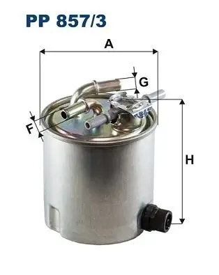 FILTRON PP857/3 Yakıt Filtresi