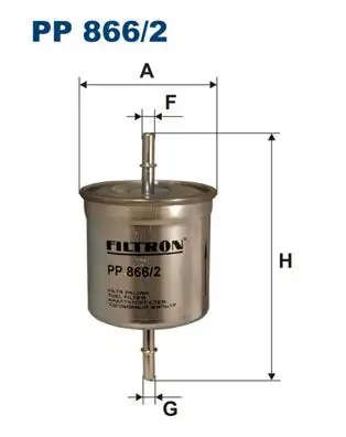 FILTRON PP866/2 Yakıt Filtresi 30620512