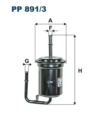 FILTRON PP891/3 Yakıt Filtresi BP4W20490B