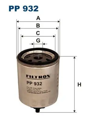 FILTRON PP932 Yakıt Filtresi