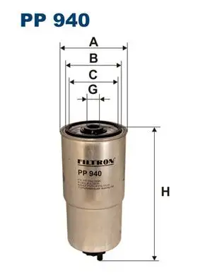 FILTRON PP940 Yakıt Filtresi STC2827