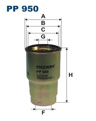 FILTRON PP950 Yakıt Filtresi