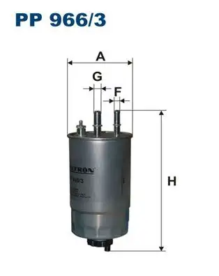 FILTRON PP966/3 Yakıt Filtresi