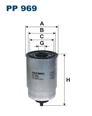 FILTRON PP969 Yakıt Filtresi ESR4686