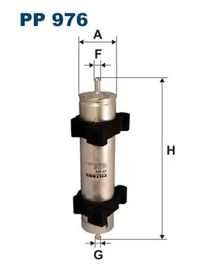 FILTRON PP976 Yakıt Filtresi 13327794549