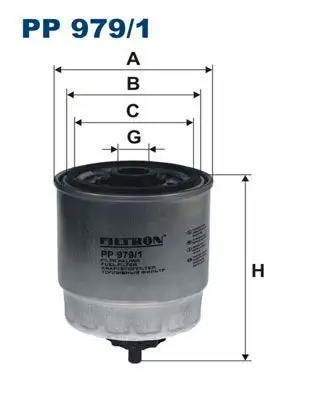 FILTRON PP979/1 Yakıt Filtresi 3192217400
