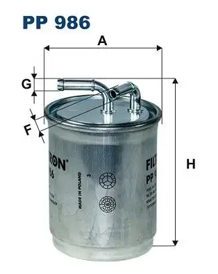 FILTRON PP986 Yakıt Filtresi 6Q0127401F