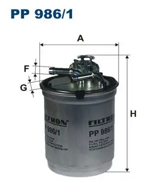 FILTRON PP986/1 Yakıt Filtresi 6Q0127401H