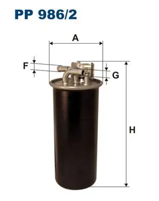 FILTRON PP986/2 Yakıt Filtresi