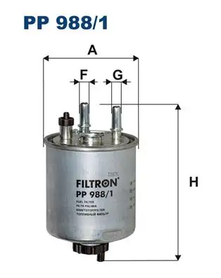 FILTRON PP988/1 Yakıt Filtresi 7701478277