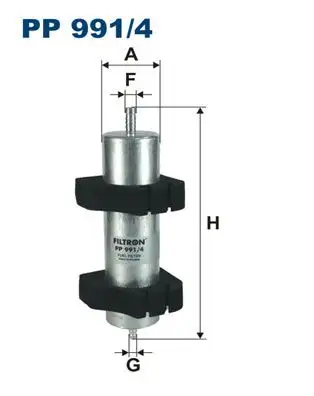 FILTRON PP991/4 Yakıt Filtresi 8R0127400A