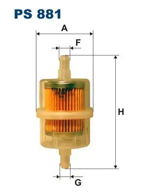FILTRON PS881 Yakıt Filtresi